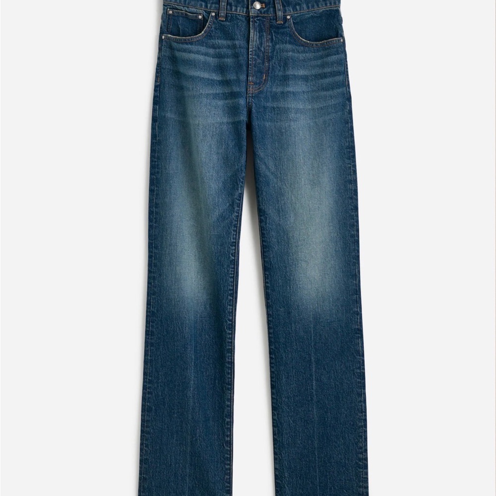 Madewell Women's Straight Leg Blue Jeans